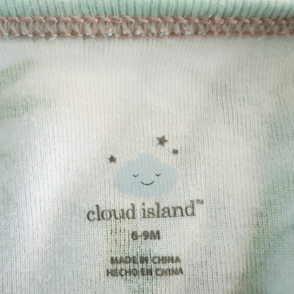 cloud island | Three Patterned Footie Sleepers (6-9 mos) ☁️ - Picture 6 of 6